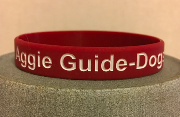 Aggie Guide-Dogs and Service-Dogs Wrist Band